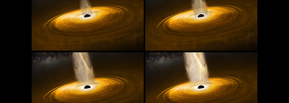 Astronomowie zobrazowali wiry gazu oscylującej czarnej dziury 