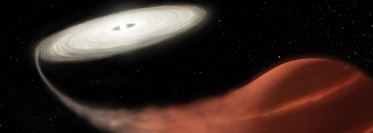 Astronomowie łapią gwiazdę „wampira” podczas wchłaniania jej towarzysza 