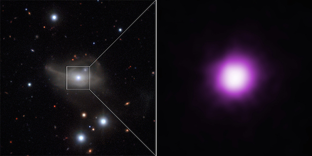 Astronomowie odkrywają tajemnicę „migoczącej” galaktyki Markarian 1018 