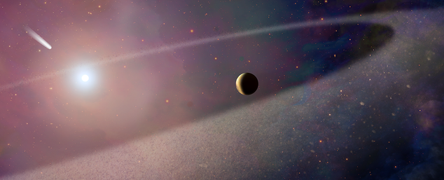 Astronomowie po raz pierwszy odkryli, że atmosfera białego karła może zostać zanieczyszczona przez obiekt podobny do komety 