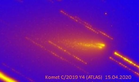 Astronomowie rejestrują rozpad komety ATLAS 