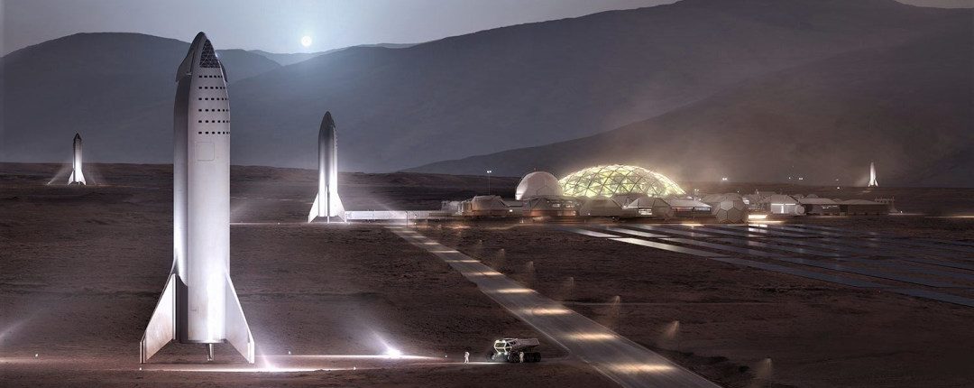 Elon Musk pokazał, jak będzie wyglądać baza na Marsie 