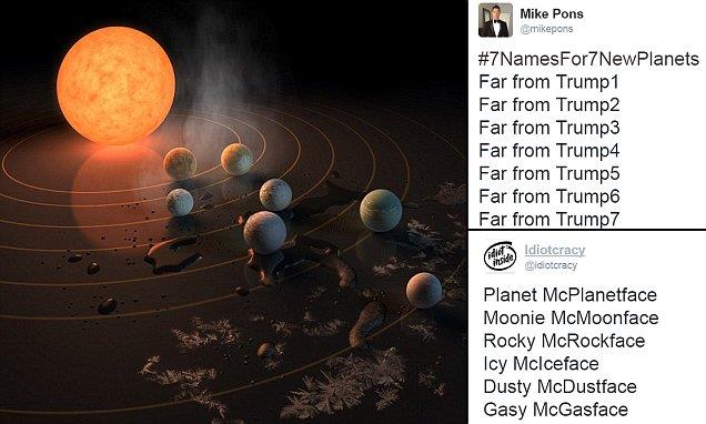 NASA pyta, jak nazwać siedem nowych planet 